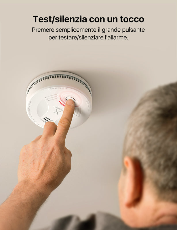 X-Sense Rilevatore di Fumo con Batteria da 10 Anni, SD11