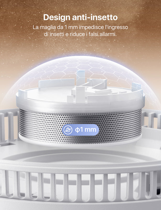 X-Sense Rilevatore di Fumo con Batteria da 10 Anni, SD11